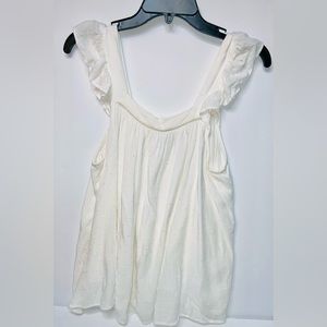 White Juniors blouse size M.